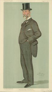 Samuel Whitbread先生，议会程序，1895年8月8日，名利场漫画 作者 莱斯利·马修·沃德