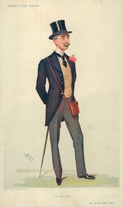 W Hall Walker议员，幸运的拥有者，1906年6月21日，名利场漫画 作者 莱斯利·马修·沃德