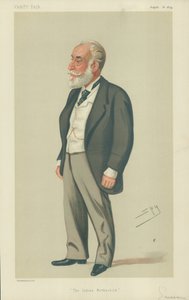 Sir Albert Abdallah David Sassoon，印度罗斯柴尔德，1879年8月16日，名利场漫画 作者 莱斯利·马修·沃德