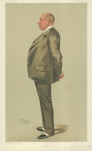 约瑟夫威尔金森爵士，GWR，1902年11月20日，“名利场”漫画 作者 莱斯利·马修·沃德