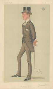 1880年7月17日，什鲁斯伯里伯爵和塔尔博特伯爵，1880年7月17日，名利场漫画 作者 莱斯利·马修·沃德