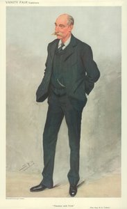 1909年6月16日，格拉斯哥罗伯特加内特塔特罗，名利场卡通 作者 莱斯利·马修·沃德