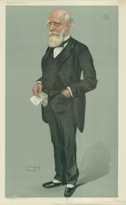 Lord Strathcona和Mount Royal，加拿大在伦敦，1900年4月19日，名利场卡通 作者 莱斯利·马修·沃德
