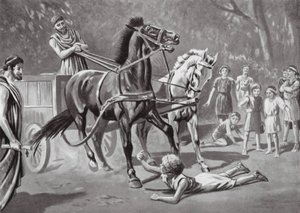 阿尔西比阿德藐视团队成员（石版画）
