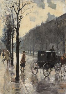 Kurfurstendamm大道，1910年 作者 小乌里