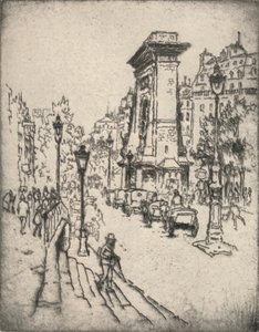 圣丹尼斯门》，1915年 作者 莱斯特·乔治·霍恩比