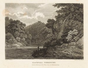 约克郡哈克瀑布（雕刻） 作者 莉蒂西亚·伯恩