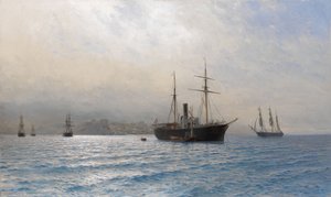 18771878年的俄土战争后，俄国船在博斯普鲁斯海峡入口处