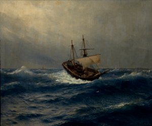 1887年，海上风暴