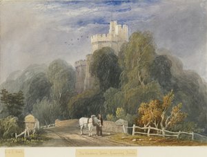 格林威银行-沃德大厦（Warder&39;s Tower）：水彩画，nd [c1830-1840]（绘画） 作者 刘易斯·约翰·伍德