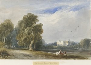 金斯通-庄园住宅：水彩画，编号[c1830-1840] 作者 刘易斯·约翰·伍德