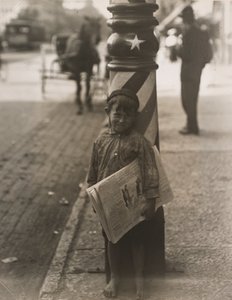 一个小剃须刀，印第安纳波利斯 作者 Lewis Wickes Hine