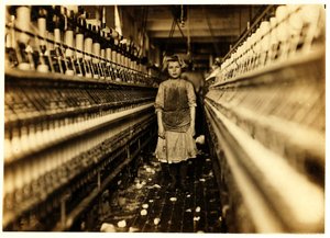 Spinner，Globe Cotton Mill，Augusta，Georgia，1909 作者 刘易斯·威克斯·海恩