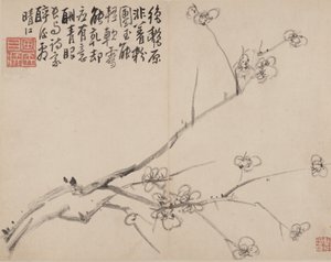 开花的梅花》专辑，1742年。 作者 李方英