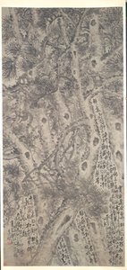 五棵松树，1747年。 作者 李山