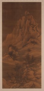 清朝郭熙之后的雪景，1702年。 作者 李茵