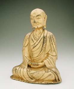 罗汉坐像(鎏金铜) 作者 辽朝中文学校