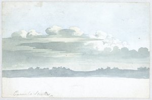Cloud study by Luke Howard, c 1808-1811 作者 未知未知