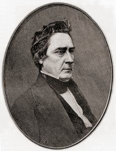 David Rice Atchison，来自 The Century Magazine，1887 年出版（版画） 作者 未知未知