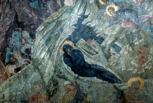 耶稣诞生，拜占庭城市Mystras的Panagia Perivleptos修道院的壁画（联合国教科文组织世界遗产名录 作者 未知未知