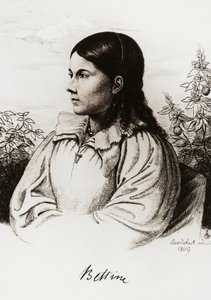 贝蒂娜-布伦塔诺-冯-阿尔尼姆（1785-1859）的画像 作者 未知未知