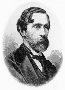 意大利政治家、作家和记者朱利奥-卡尔卡诺（1812-1884）的肖像，雕版画 作者 未知未知