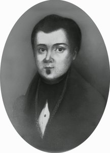 Jacopo Ruffini (1805-1833)，意大利医生和爱国者的肖像，雕刻 作者 未知未知