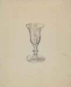 玻璃，约1936年。 作者 莉莲·考西