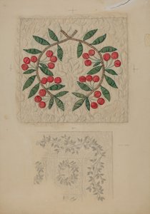 绗缝，贴花
