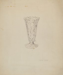 花瓶，约1937年。 作者 莉莲·考西
