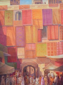 City wall with rugs, Jaisalmer 作者 林肯·塞利格曼