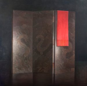 Dragon Screen，2012（画布上的丙烯酸）