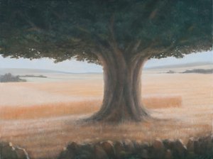 Tree，Holwell，2012（画布上的丙烯酸树脂）