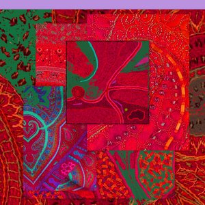 色彩的集合》，2018 年（混合媒介） 作者 琳达·亚瑟（Linda Arthur）