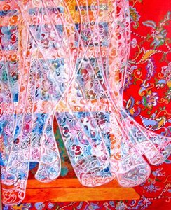 山寨风》，2015 年（混合） 作者 琳达·亚瑟（Linda Arthur）