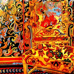 苏扎尼房间，2011 年（混合媒介） 作者 琳达·亚瑟（Linda Arthur）