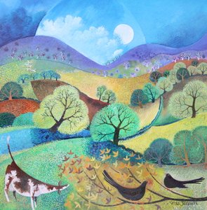 English Meadow 2019 (acrylics on paper )