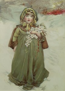 圣诞玫瑰的正面，1880年 作者 丽兹麦克
