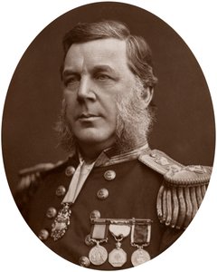 贝德福德·克拉珀顿上尉Trevelyan Pim，英国海军军官，1883年。 作者 洛克和惠特菲尔德