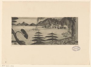 阿雅克肖（原标题） 作者 Lodewijk Shelfhout（艺术家签名）
