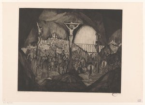 各各他 I（原标题） 作者 Lodewijk Shelfhout（艺术家签名）