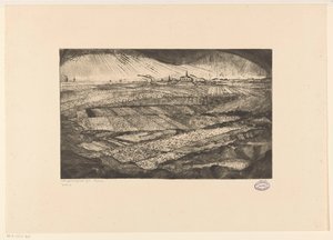 田野风景
田园（原物上的标题） 作者 Lodewijk Shelfhout（艺术家签名）