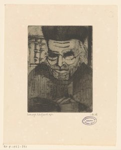 G.J. 布林克曼肖像 作者 Lodewijk Shelfhout（艺术家签名）