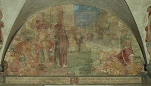 圣安东尼将菲利西亚家族的一个青年从死里复活（壁画 作者 Lodovico Buti