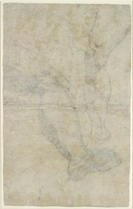 两对腿的研究，约1575-1615年 作者 洛多维科·卡拉奇