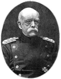 奥托·冯·比斯马克（Otto von Bismark），19世纪德国政治家，1900年。
