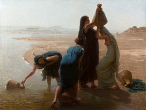 法语  尼罗河畔的女人们
希伯来文： נשים שואבות מים על שפת הנילוס