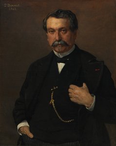 一个人的画像》，1868年。 作者 莱昂·博纳特