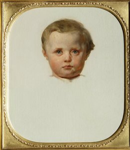Portrait of Philipp la Renotiere von Ferrary (or Filippo or Philippe Ferrari) (1850-1917), son of Raffaele de Ferrari and Maria de Brignole-Sale (Brignole Sale), Duke and Duchess of Galliera Painting by Leon Cogniet (1794-1880) Around 1853 Galleria Palazzo
