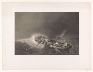 在海中的船员
海洋绘画（系列标题）
海洋绘画。由 L. Sabatier 根据 Eug.Isabey （系列标题在实物上） 作者 弗朗索瓦·路易斯·卡蒂尔